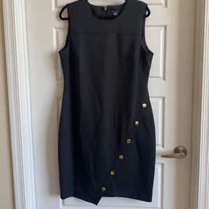 Tommy Hilfiger Black Dress with Gold Buttons